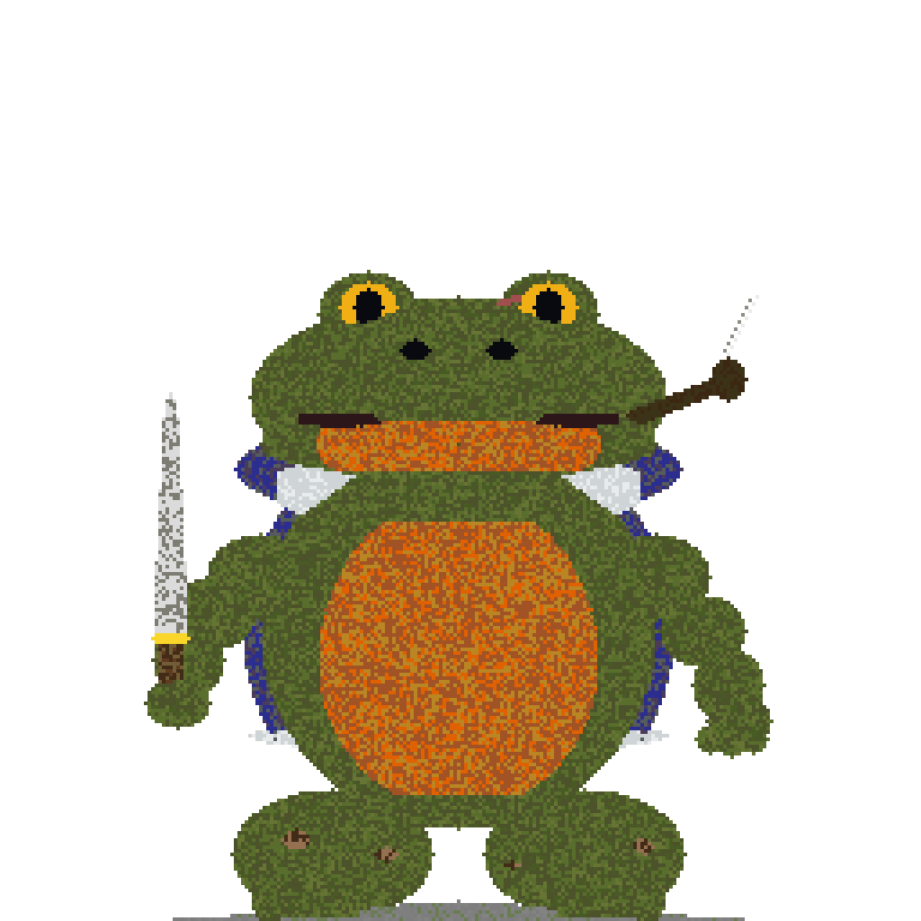Gamabunta - Giant Toad Boss back view