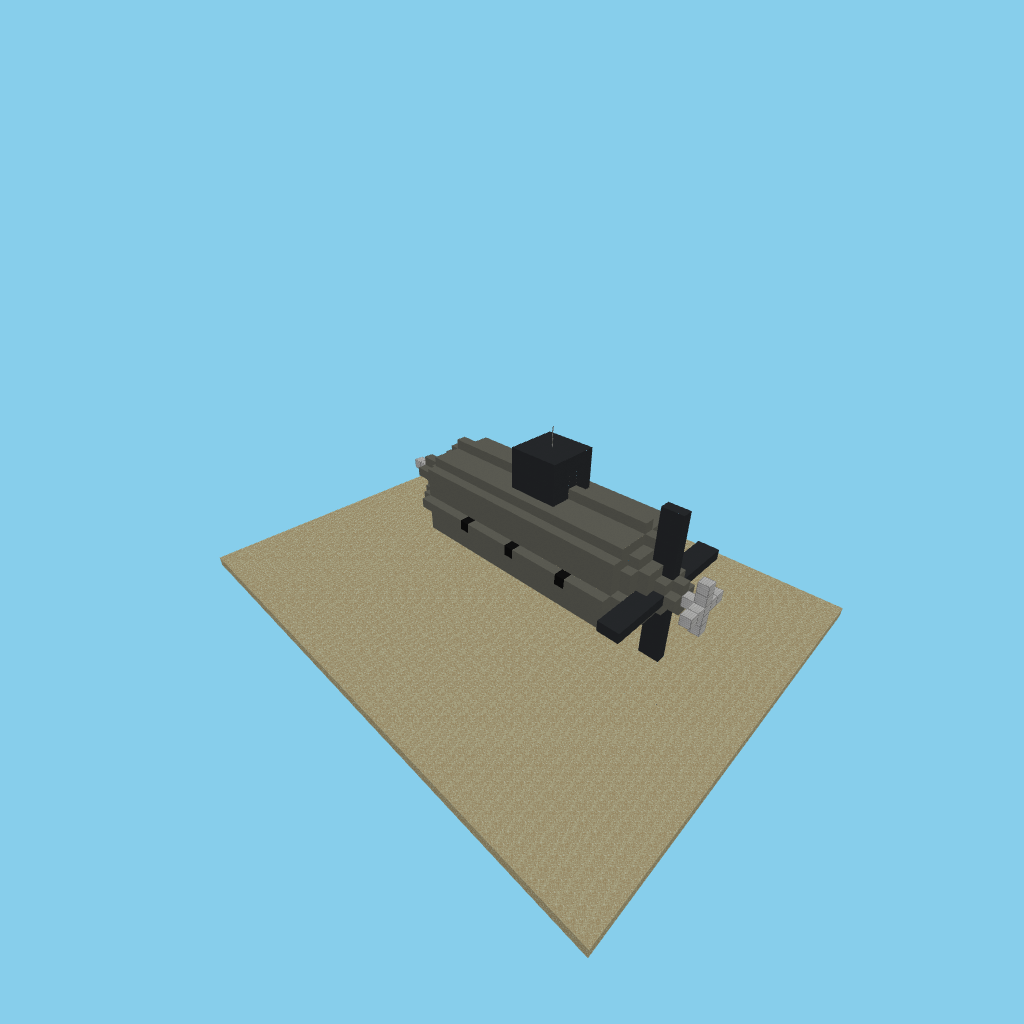 Steampunk Nautilus Submarine (bare)