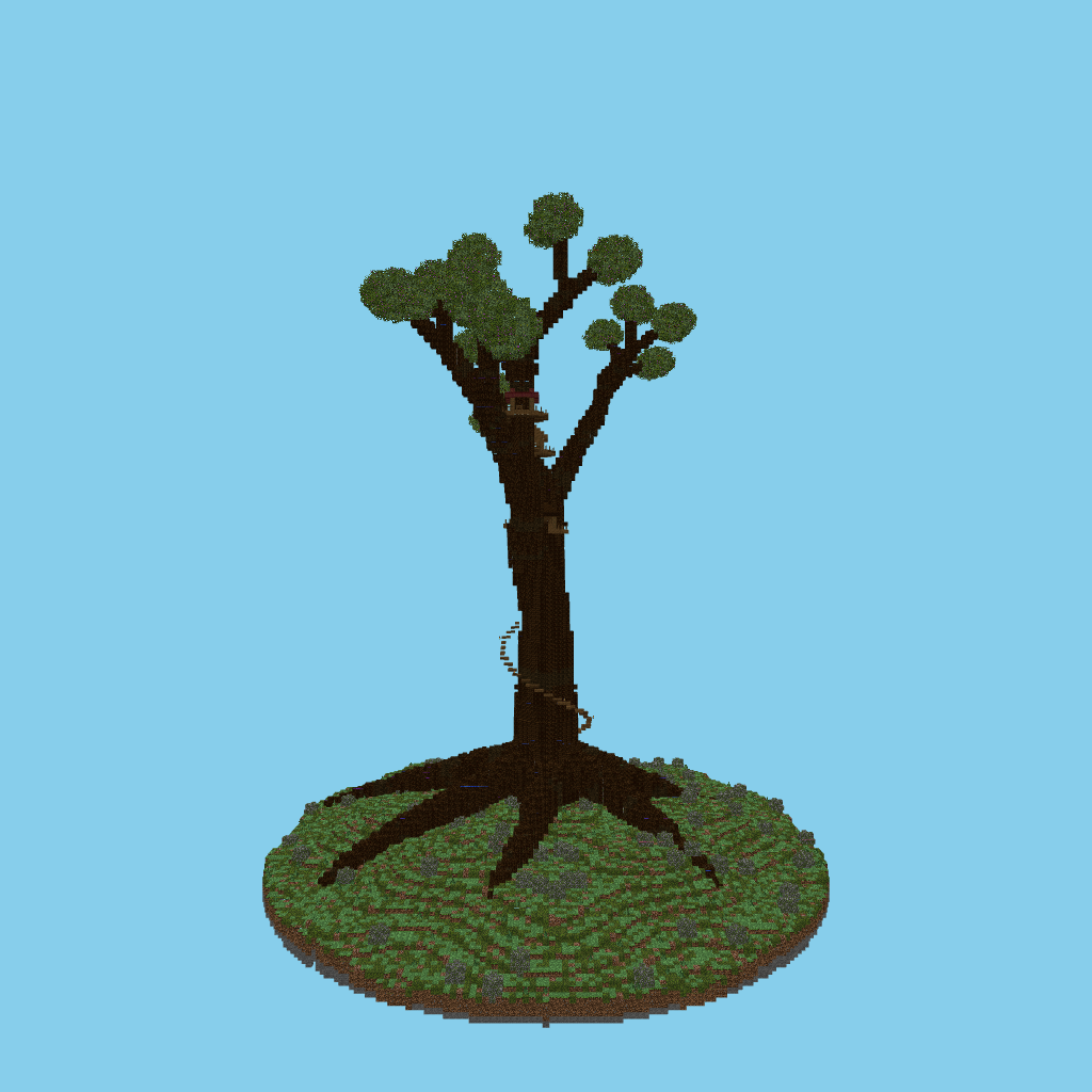 Gran escala #4 — Árbol del mundo front view