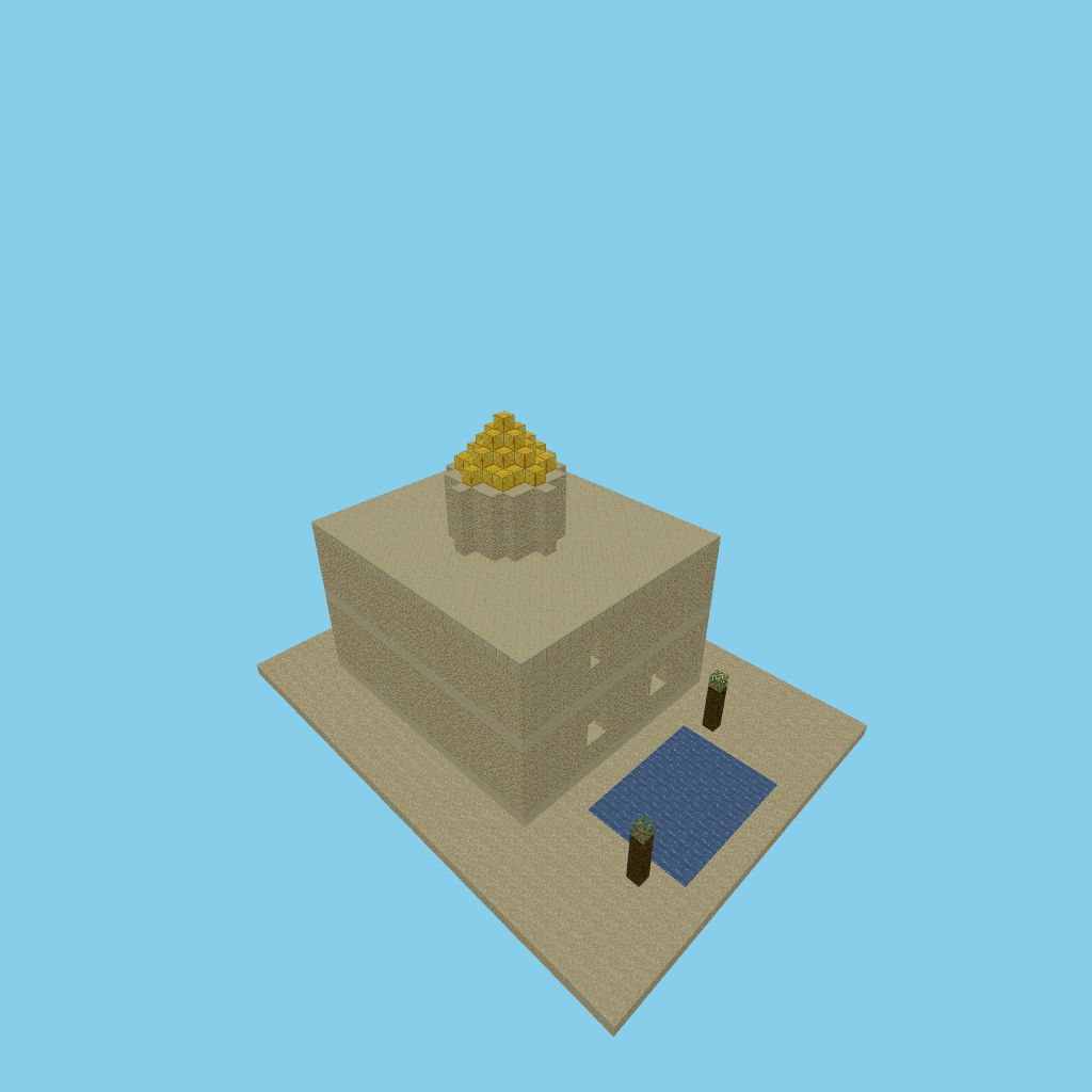 Desert oasis trading post (bare)