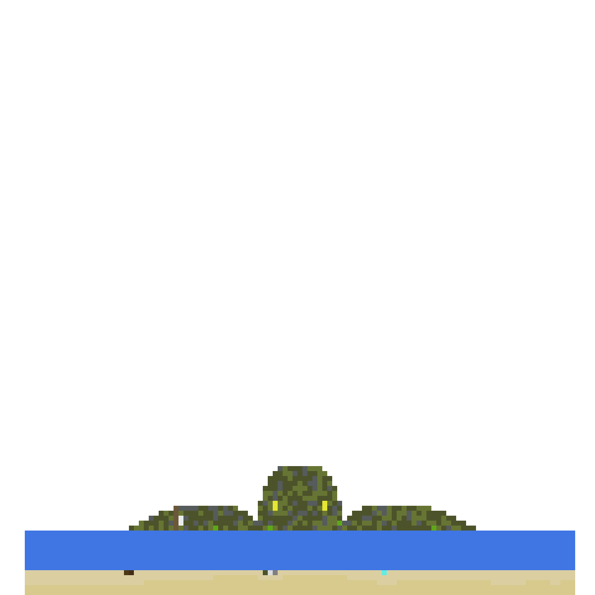 The Kraken's Graveyard front view