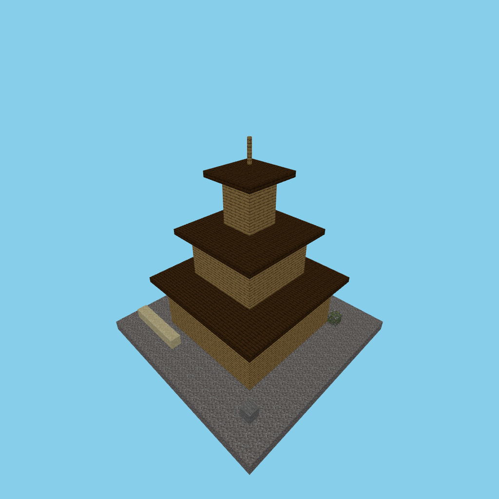 autoeval bare - japanese pagoda