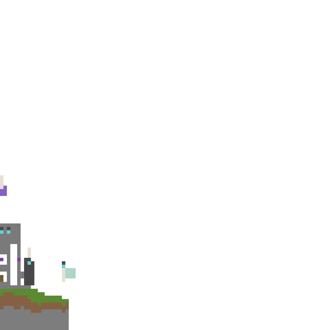 Floating Wizard Island (GPT) front view
