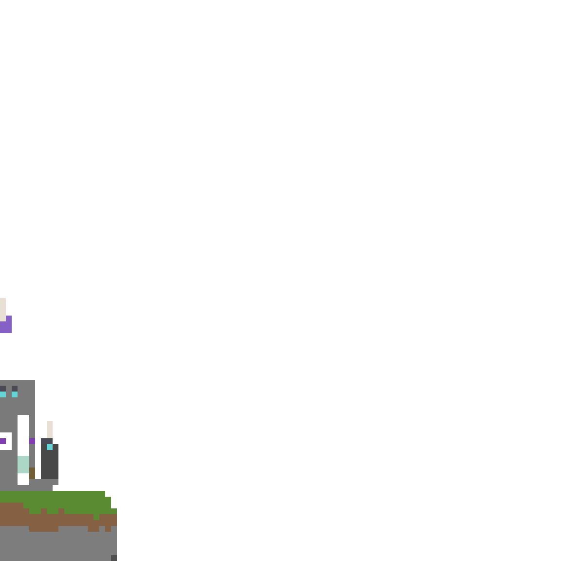 Floating Wizard Island (GPT) side view