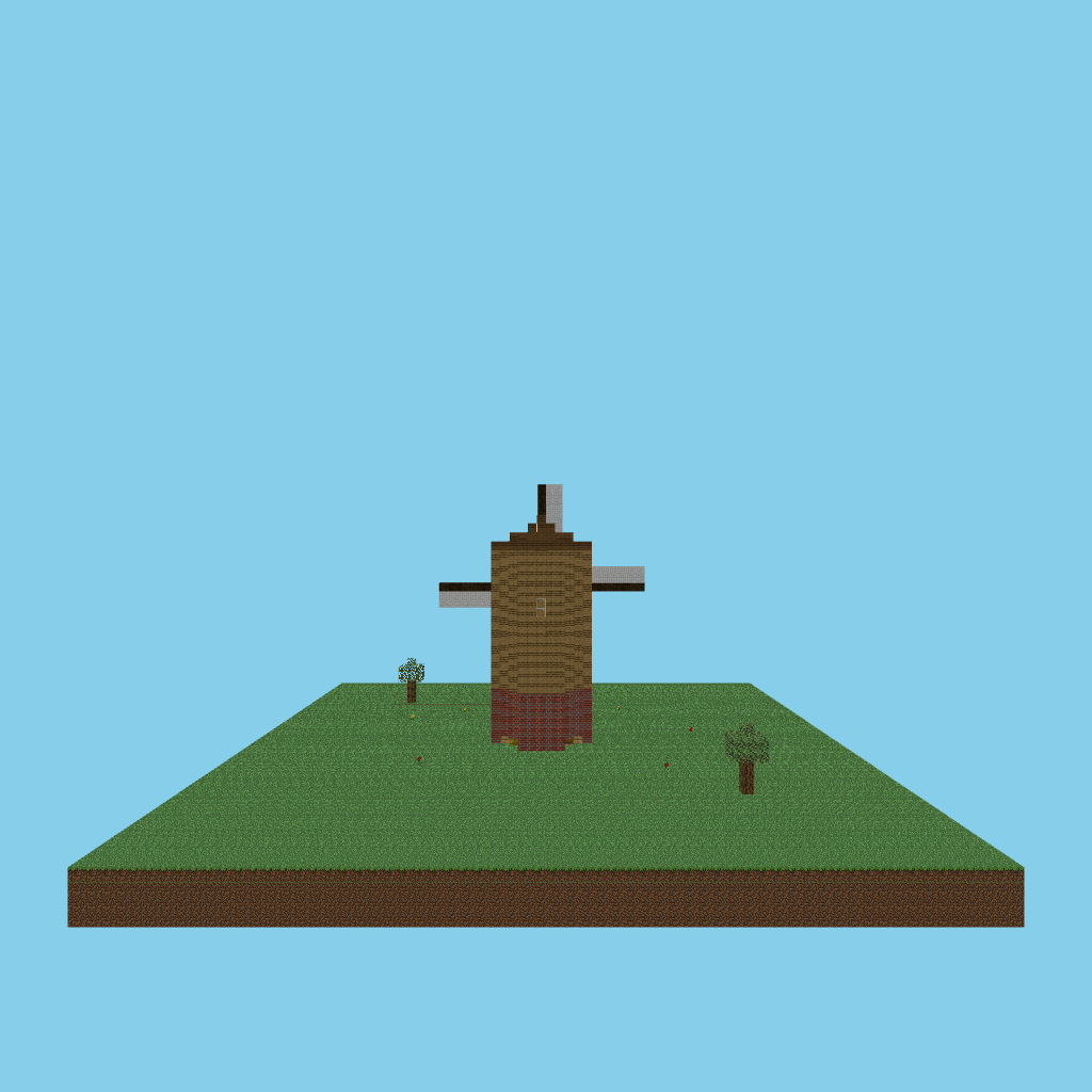Dutch Smock Windmill C front view