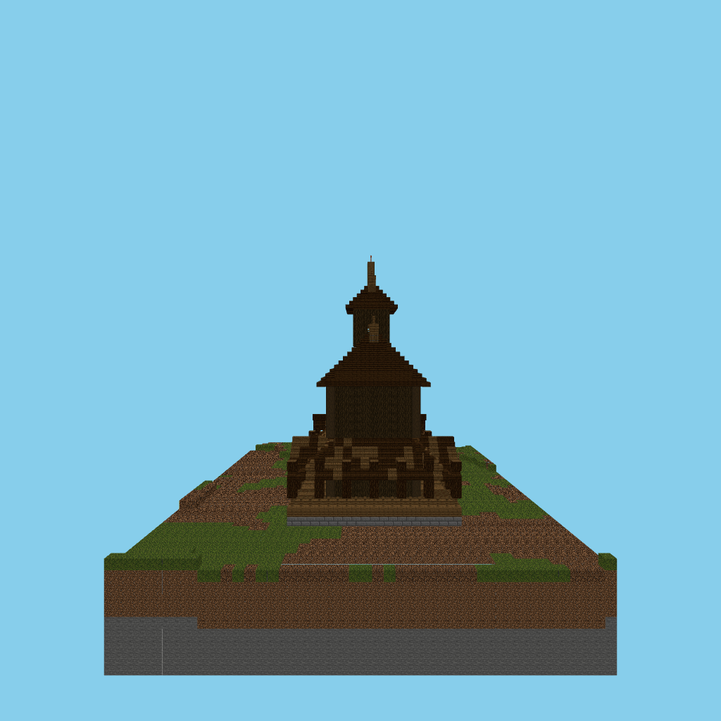 Stave church (guided) front view