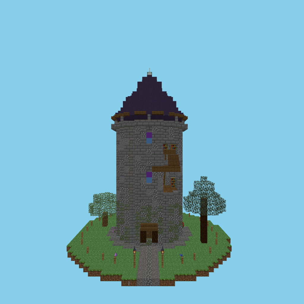 wizard-library-tower [indexed] front view