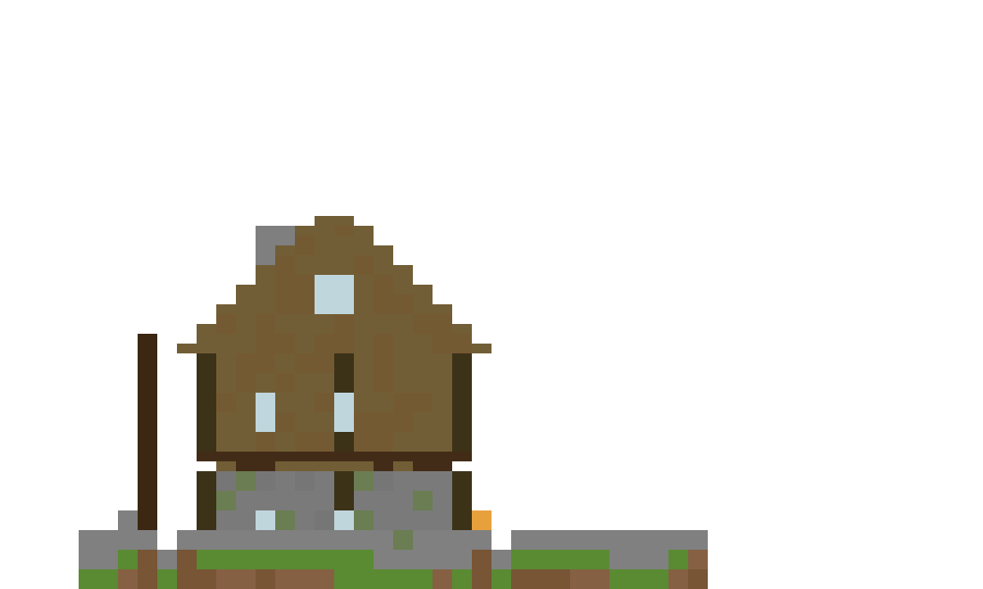 Alpine Mountain Chalet v3 side view