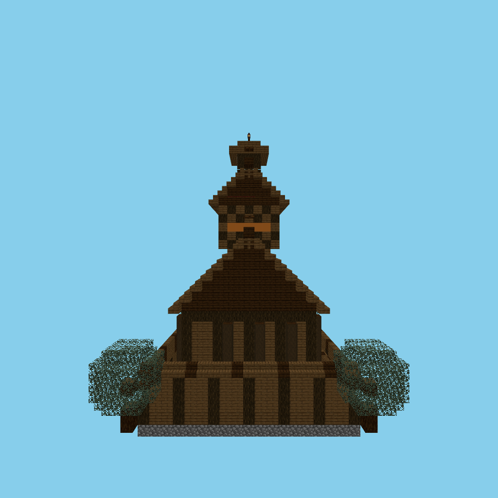 Stave Church (guided) front view