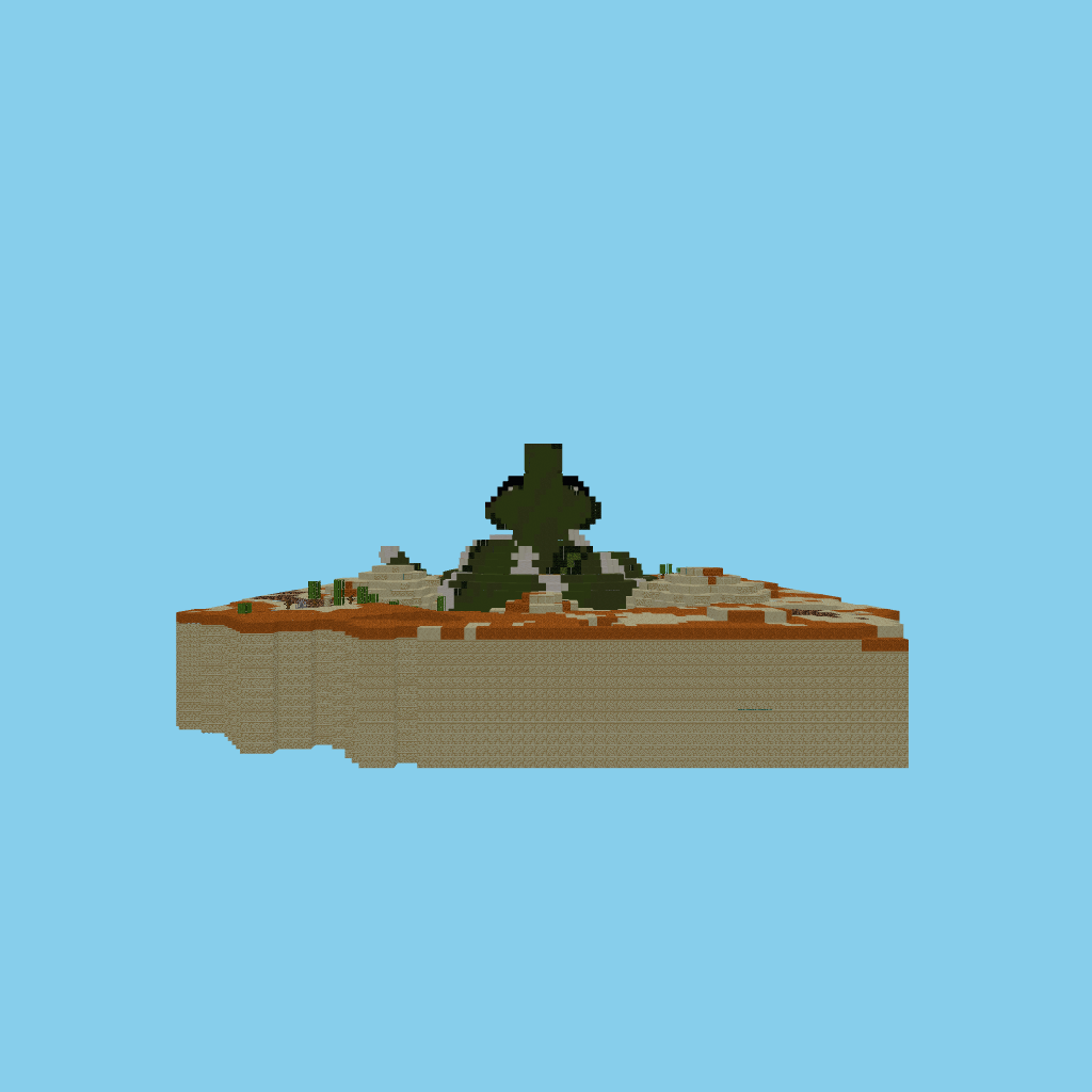Giant King Cobra on a Desert Outcrop (guided) front view