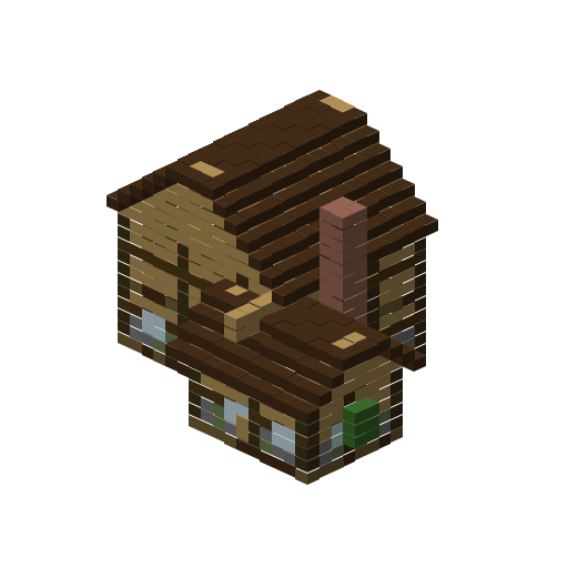 Medieval Tavern - Post Fix Test, isometric render