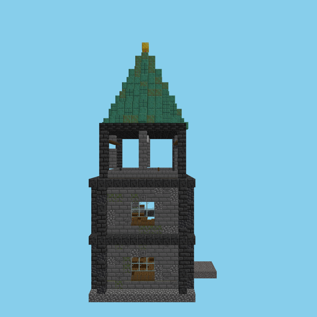 Astronomical Clocktower (guided) side view