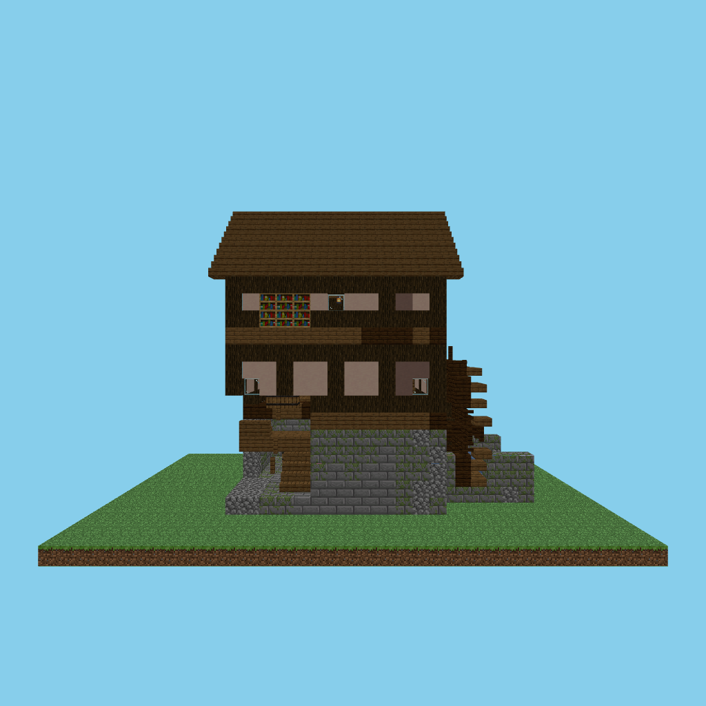 Watermill (guided) front view
