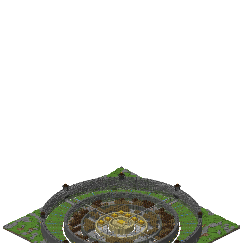 Ba Sing Se - Phase 3: Royal Palace, isometric render