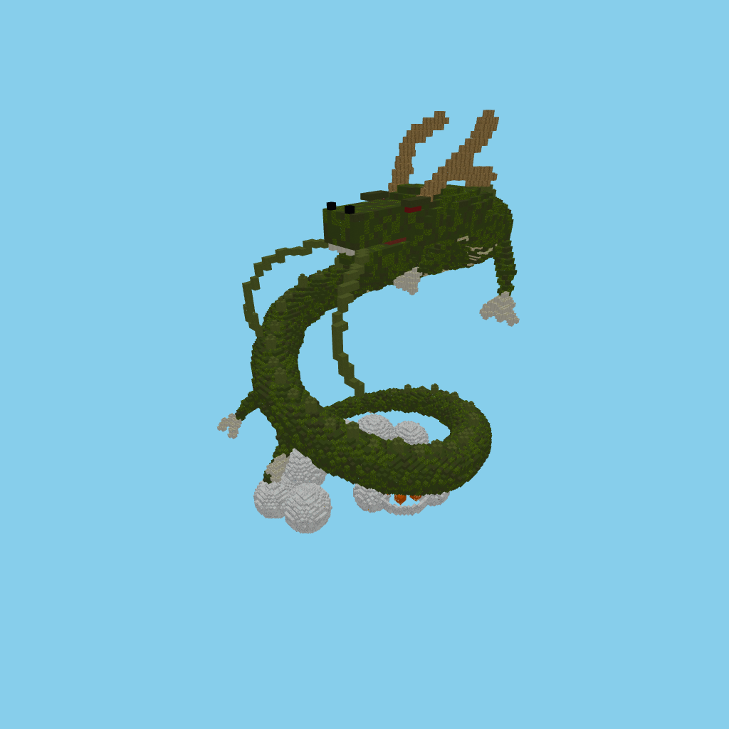 Shenron the Eternal Dragon, isometric render