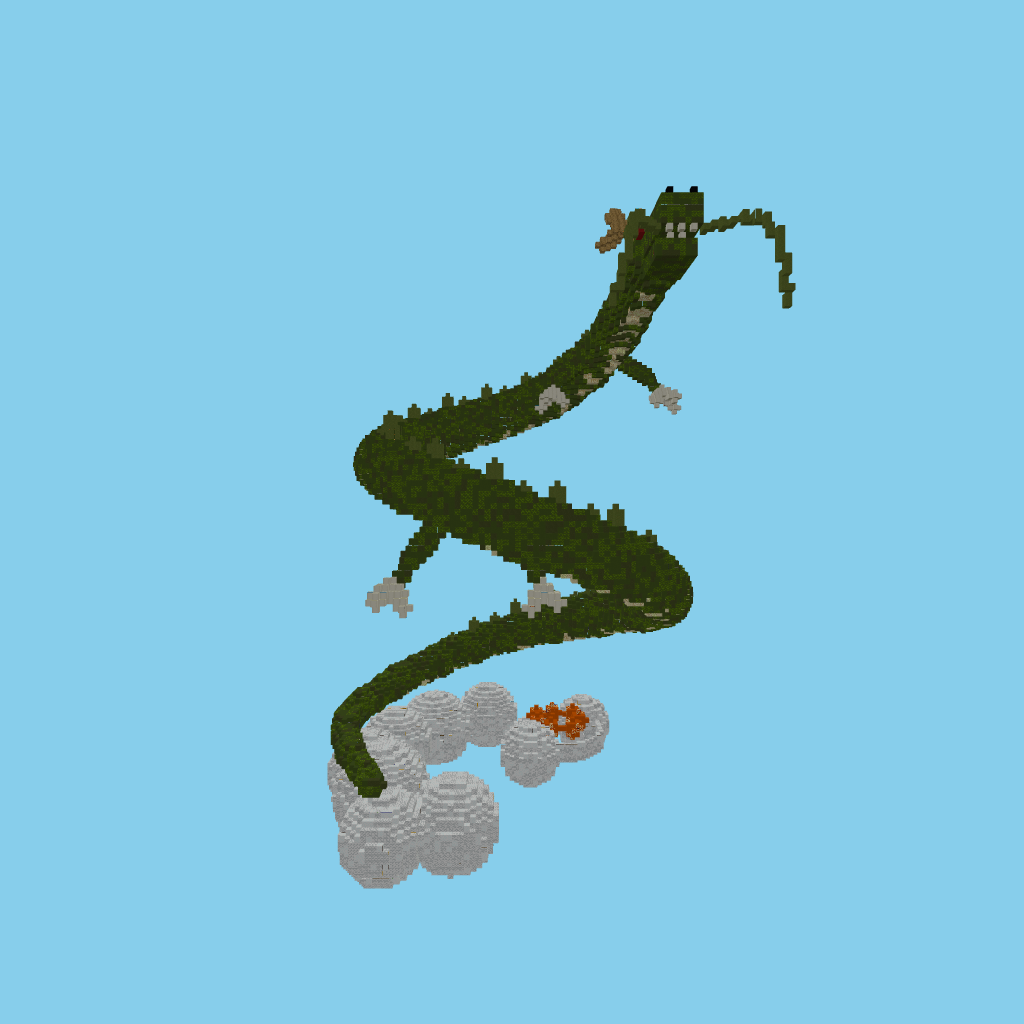 Shenron the Eternal Dragon side view