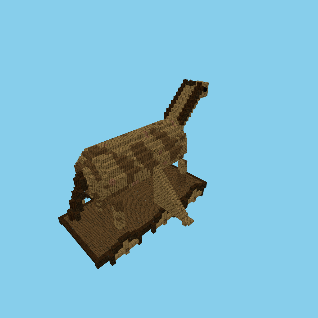 Caballo de Troya, isometric render