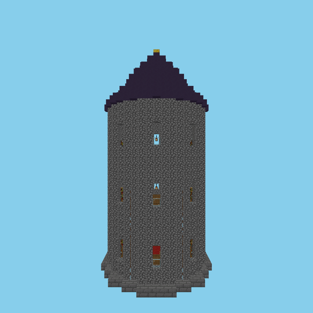 wizard-library-tower [bare] front view