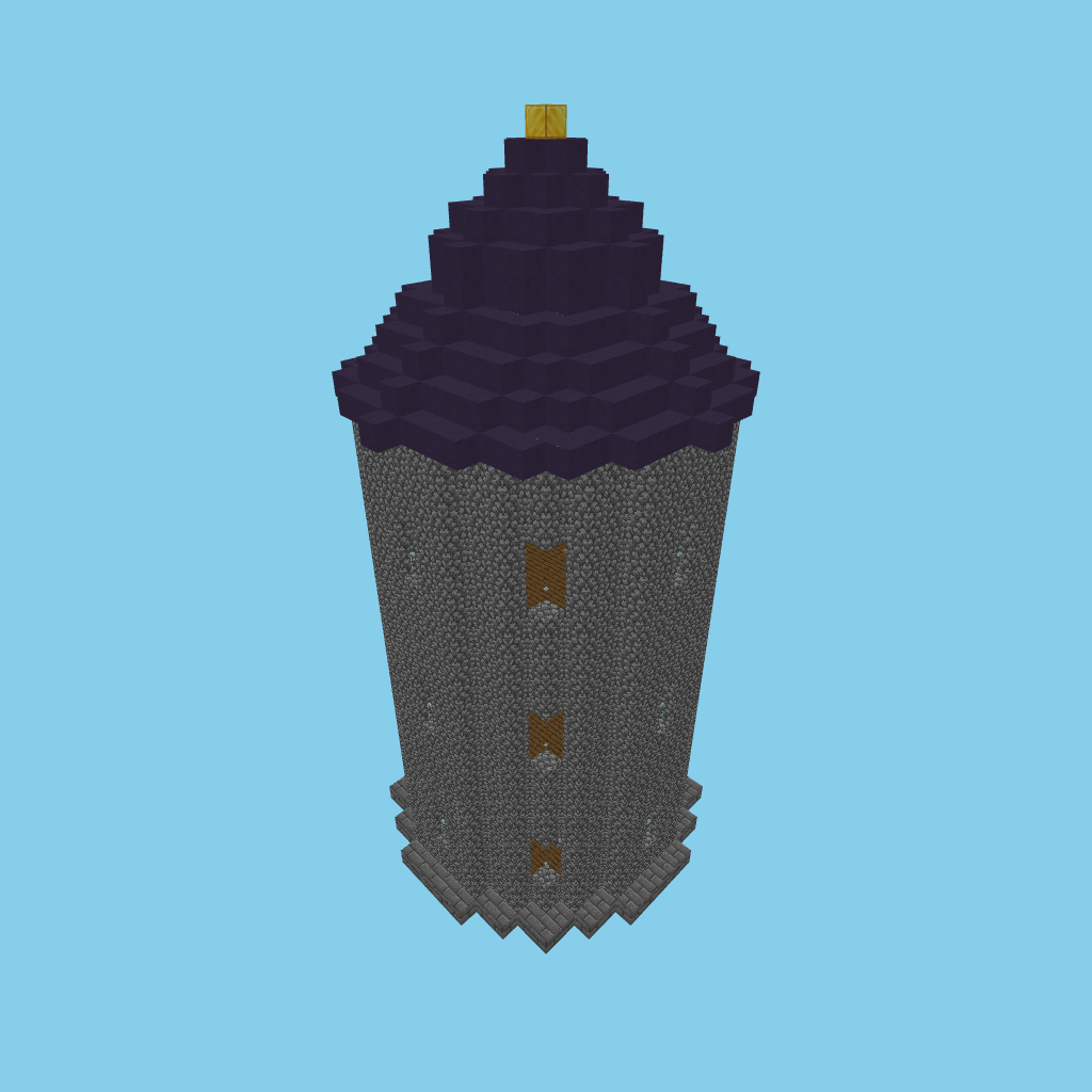 wizard-library-tower [bare], isometric render