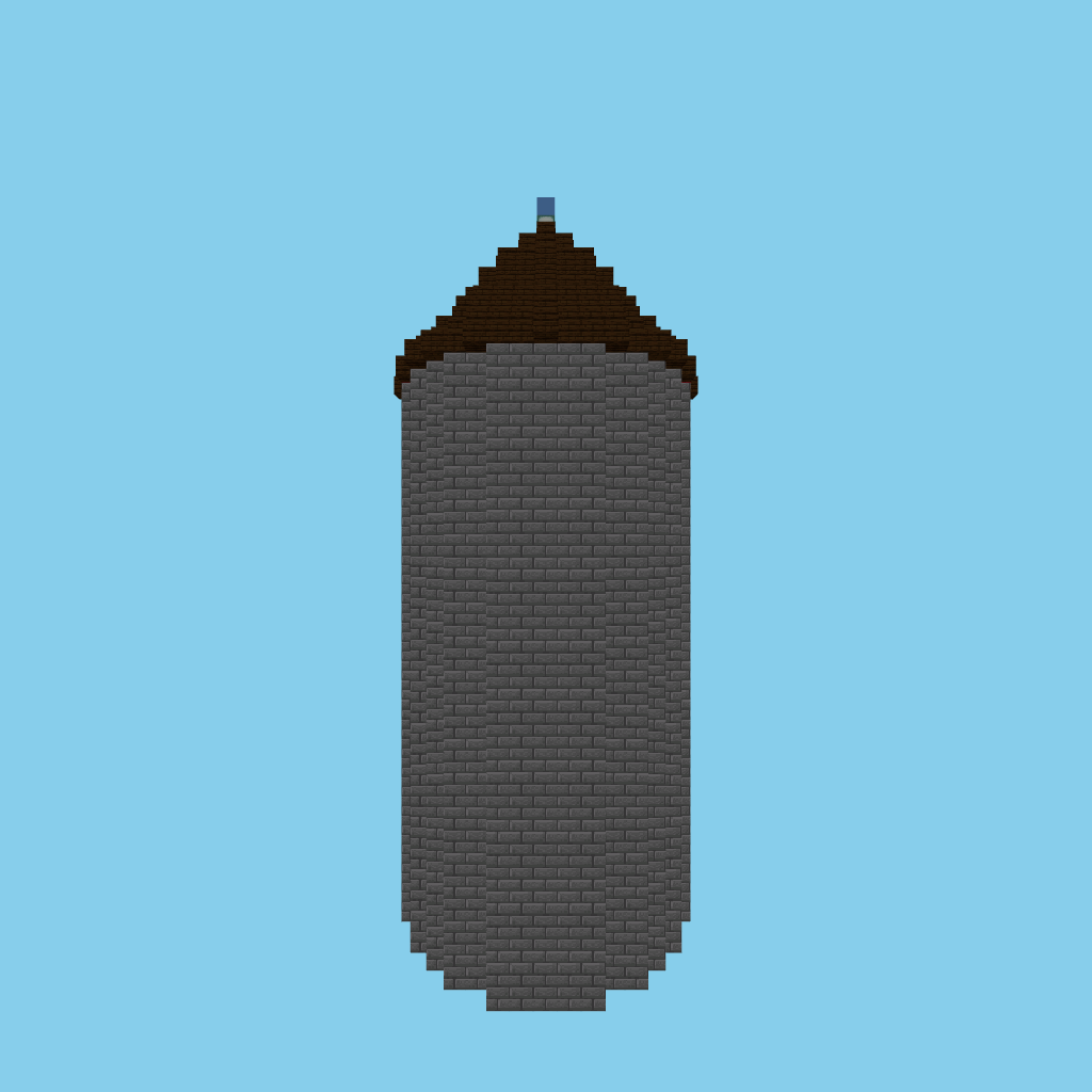 [autoeval bare] wizard tower front view