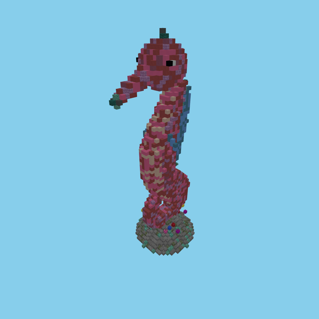 Seahorse statue (guided)