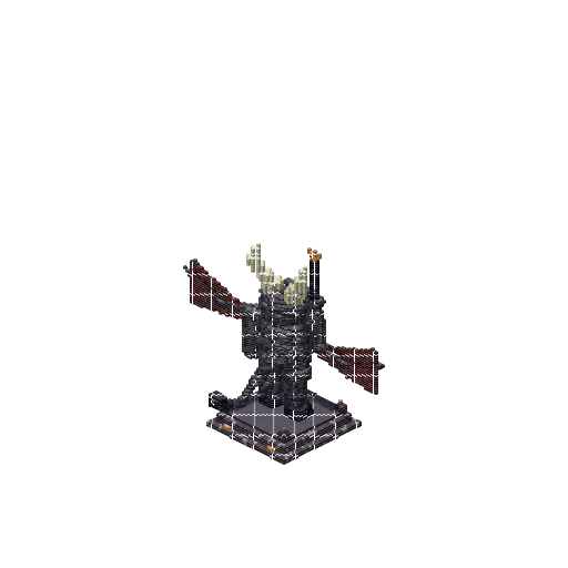 The Devil - Giant Realistic Statue, isometric render