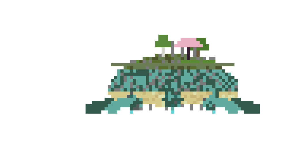 The World Turtle back view