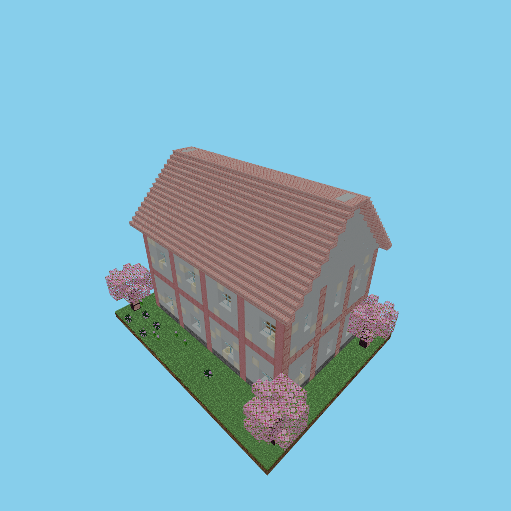 Cherry Mansion (vs-osu guided), isometric render