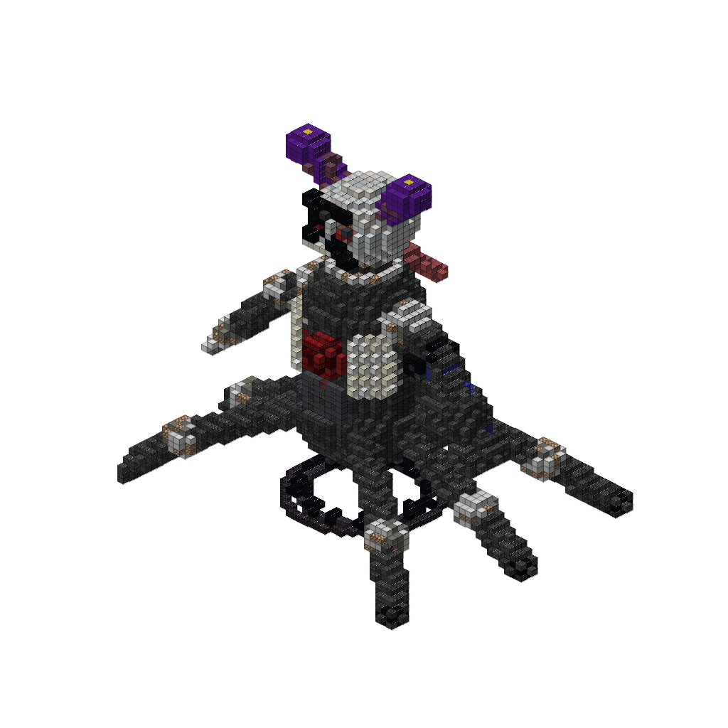 Prototype 1006 - Poppy Playtime, isometric render