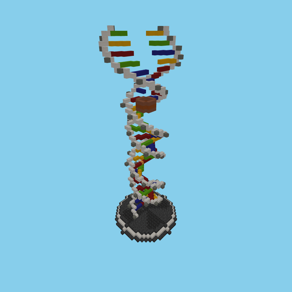 Expo paramétrica #3 — Doble hélice de ADN en replicación