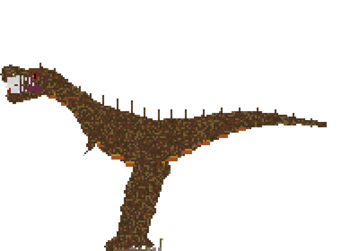 Jurassic Park T-Rex - Colossal side view