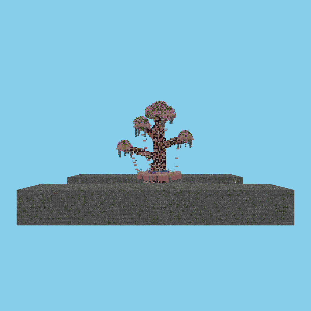 Elven Hanging Tree-City — Ciudad árbol élfica front view