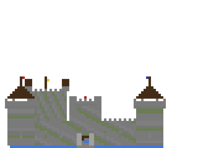 Medieval Castle front view