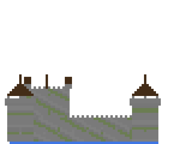 Medieval Castle side view