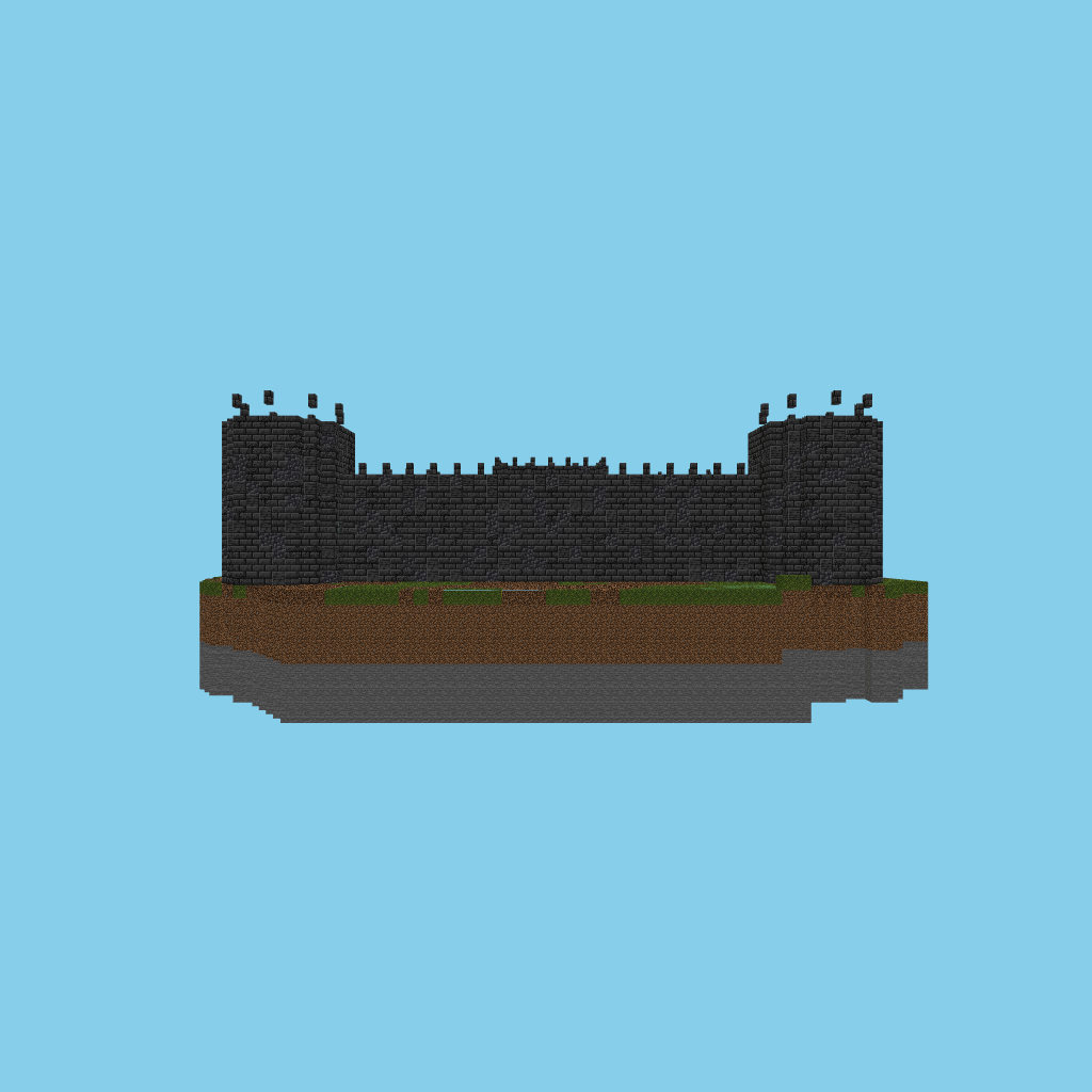 vsosu castle (deepslate) guided front view