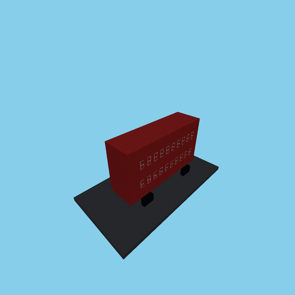 Double-decker bus (bare)
