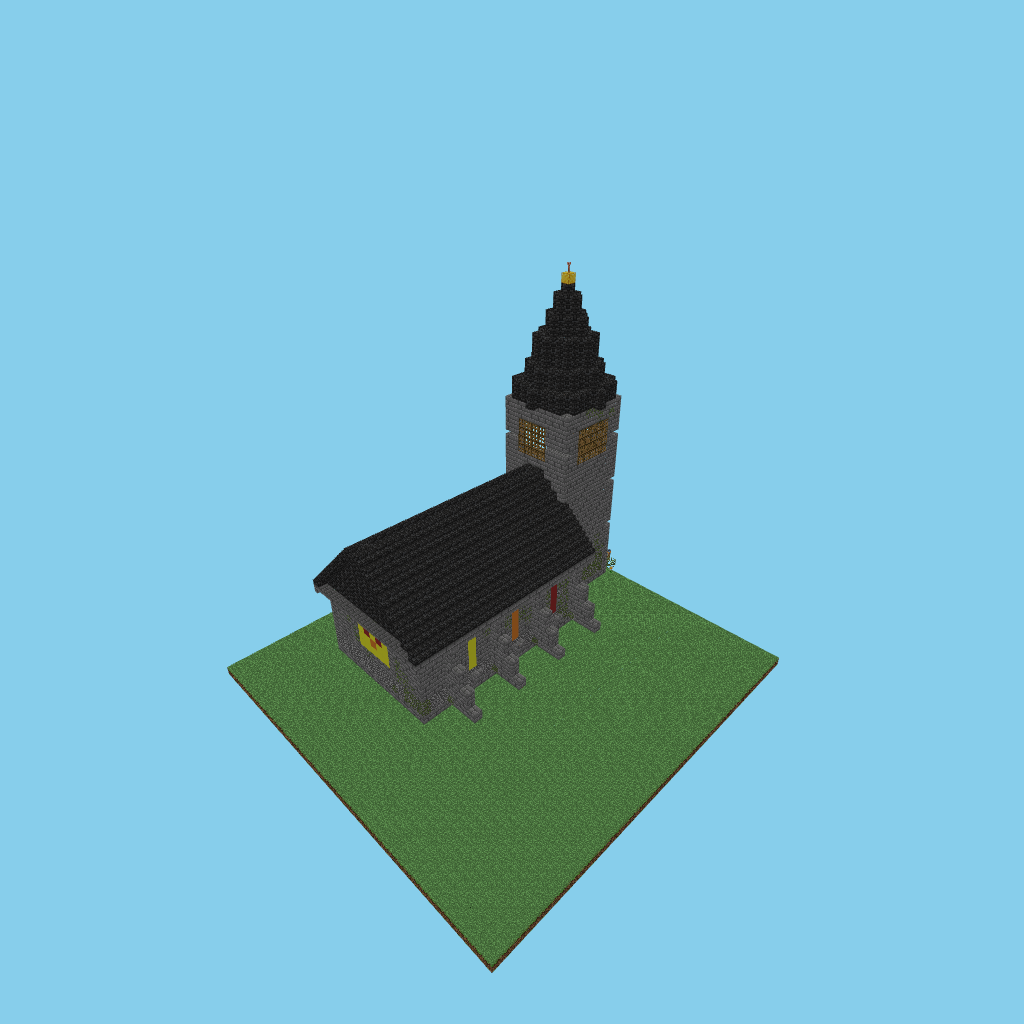 Chapel INDEXED, isometric render