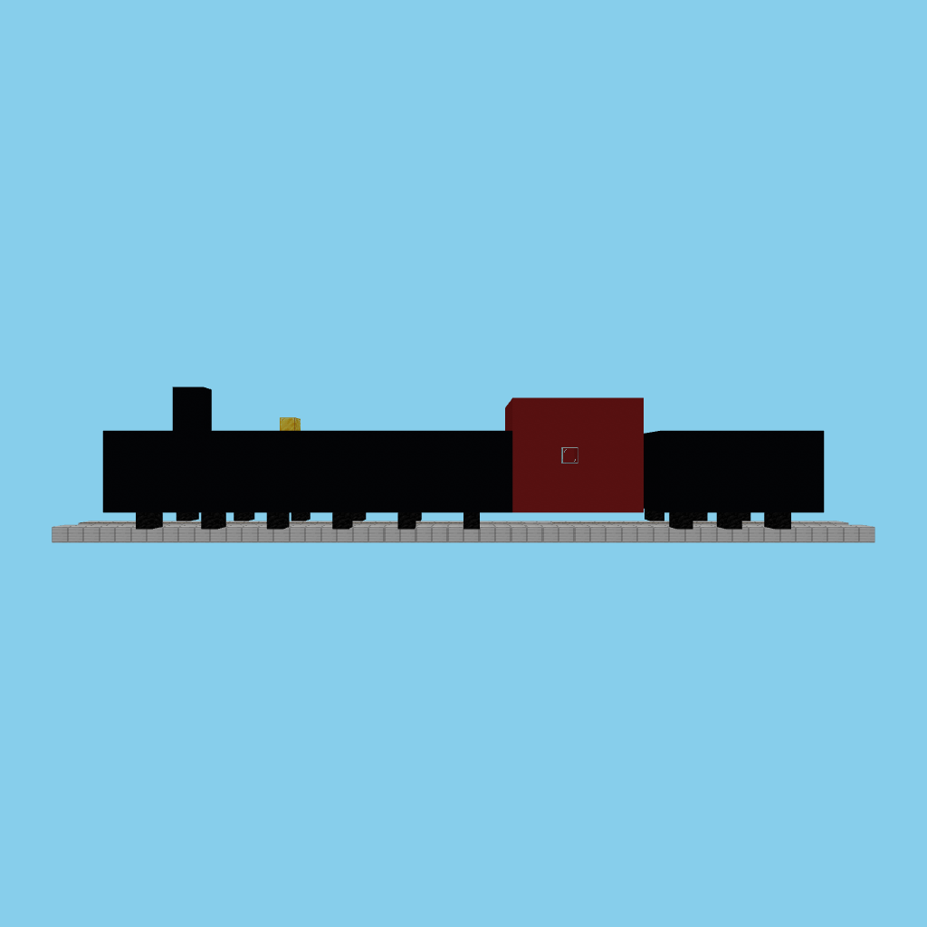 Steam Locomotive (bare) front view
