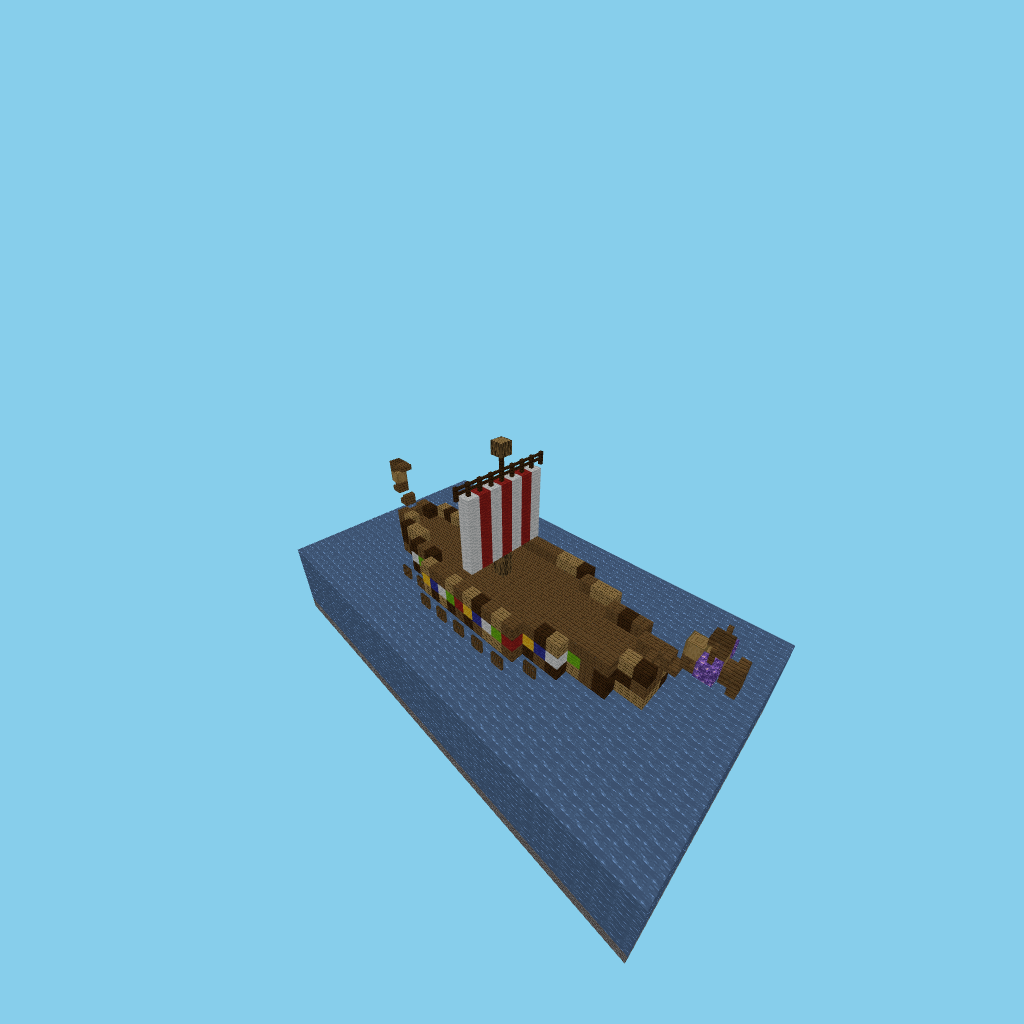 Viking longship (guided)