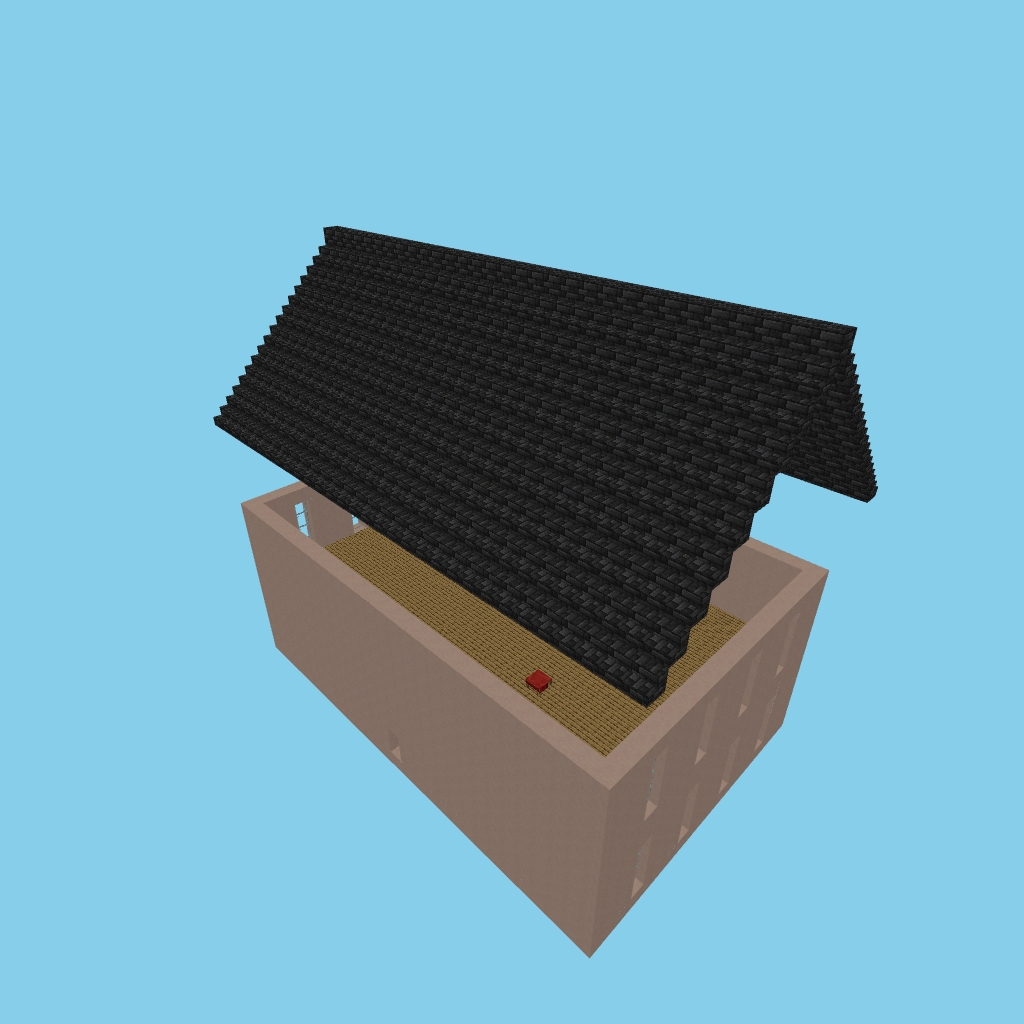 weaver-guildhall-BARE, isometric render