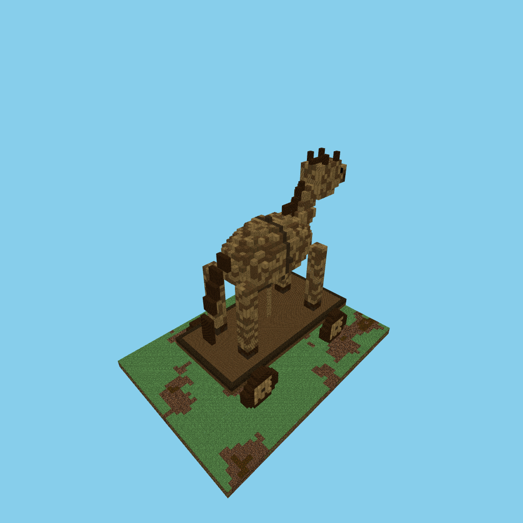 Caballo de Troya, isometric render