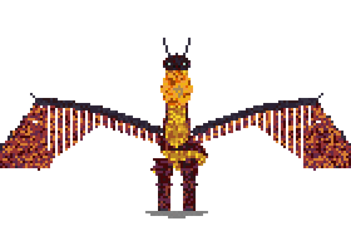 Fire-Breathing Dragon front view