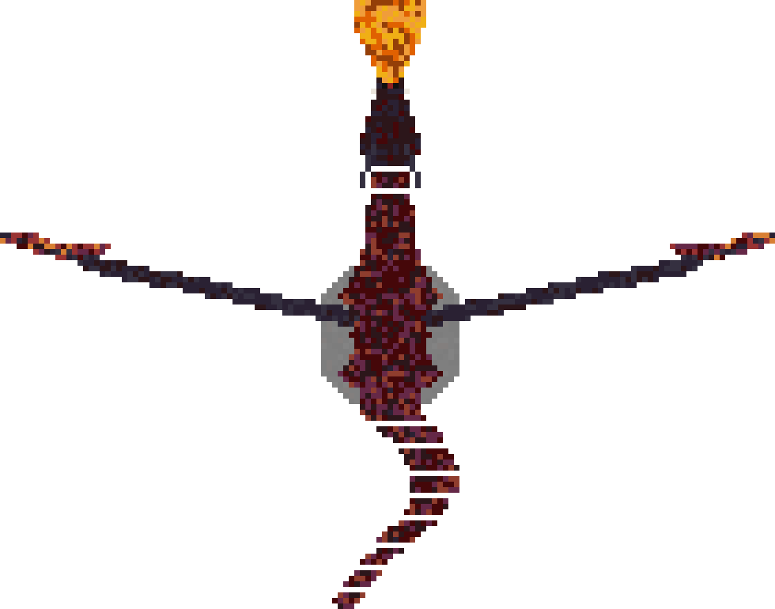 Fire-Breathing Dragon top view