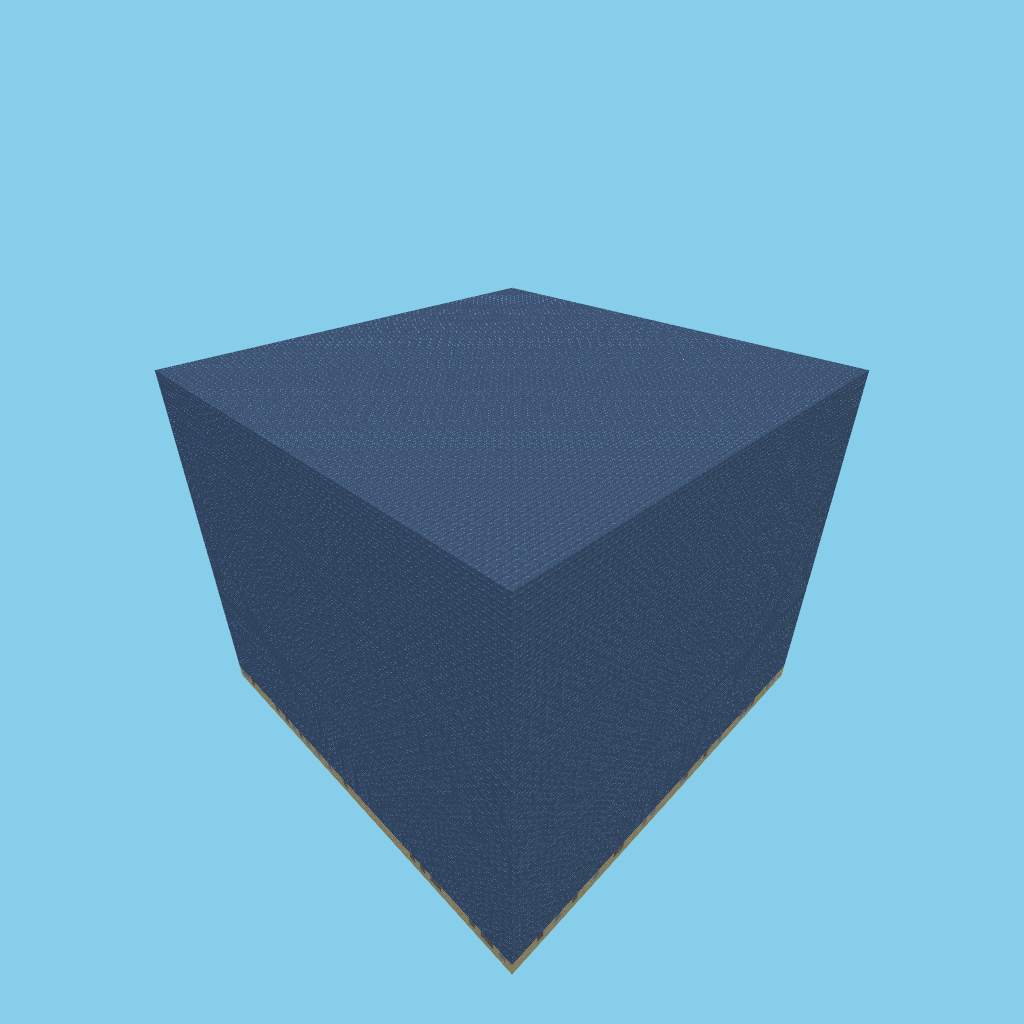 Burbuja submarina con cangrejos, isometric render