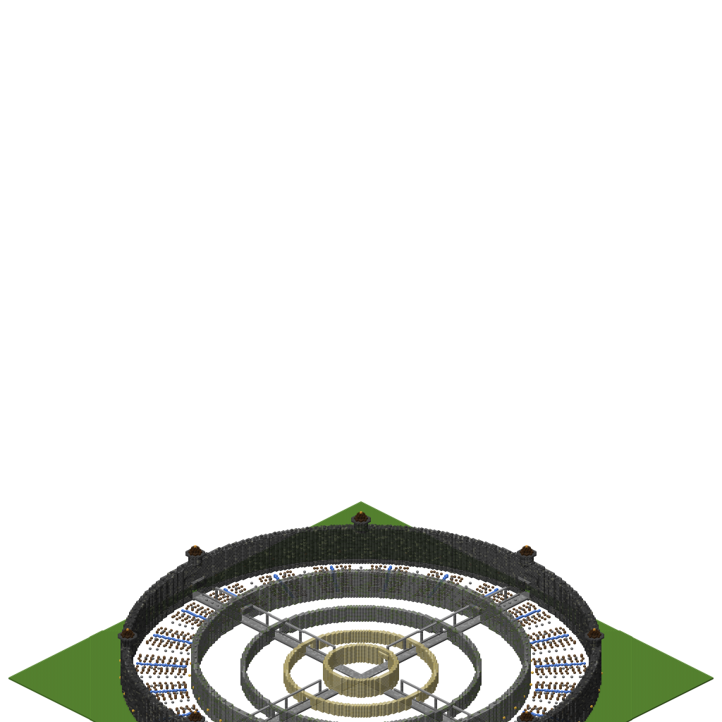 Ba Sing Se - Phase 1 v3: Complete Terrain, isometric render