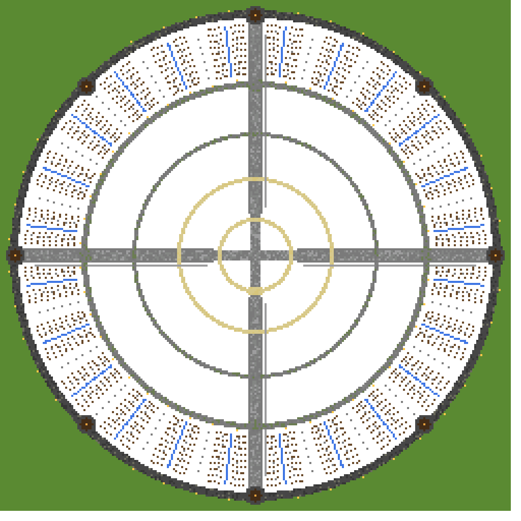 Ba Sing Se - Phase 1 v3: Complete Terrain top view