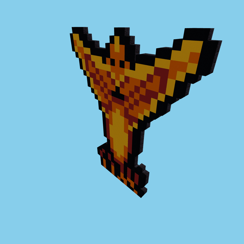 Phoenix pixel art (guided)