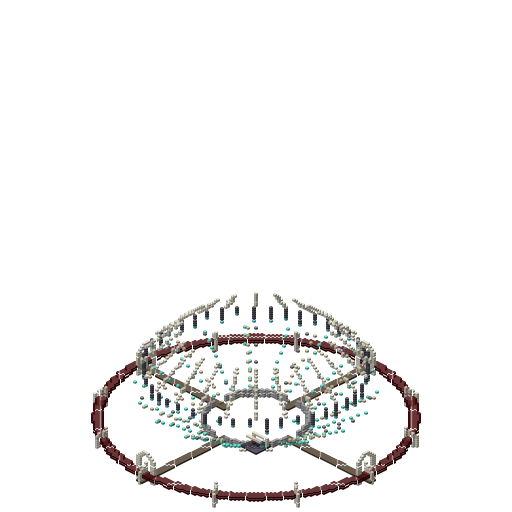 Bone Colosseum Arena, isometric render