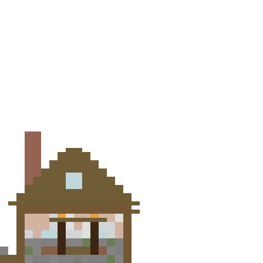 Small Wooden House front view