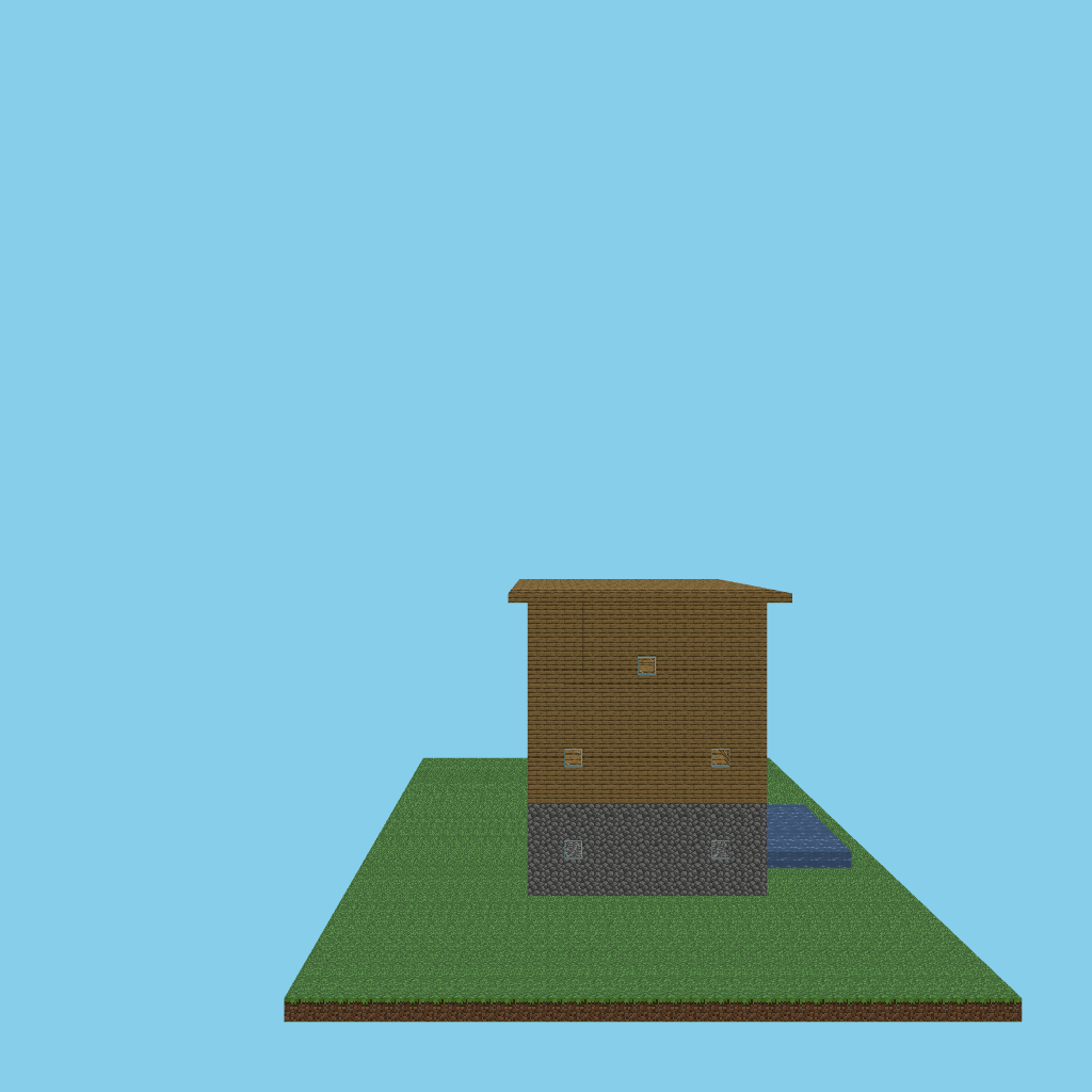 Watermill (bare) front view